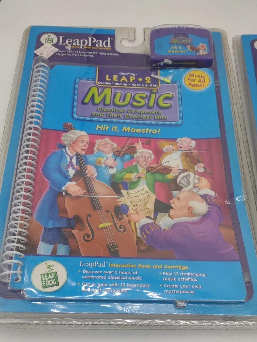 LeapPad Music & Reading Activity Books - Superman Leap 2 Bundle Lot Leapfrog